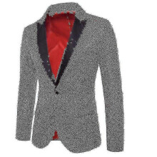 (M,COLOR Red)Men Glitter Sequin Suit Jackets Fancy Show Costume Party Coats Men Wedding Party Blazer Gentleman Bu