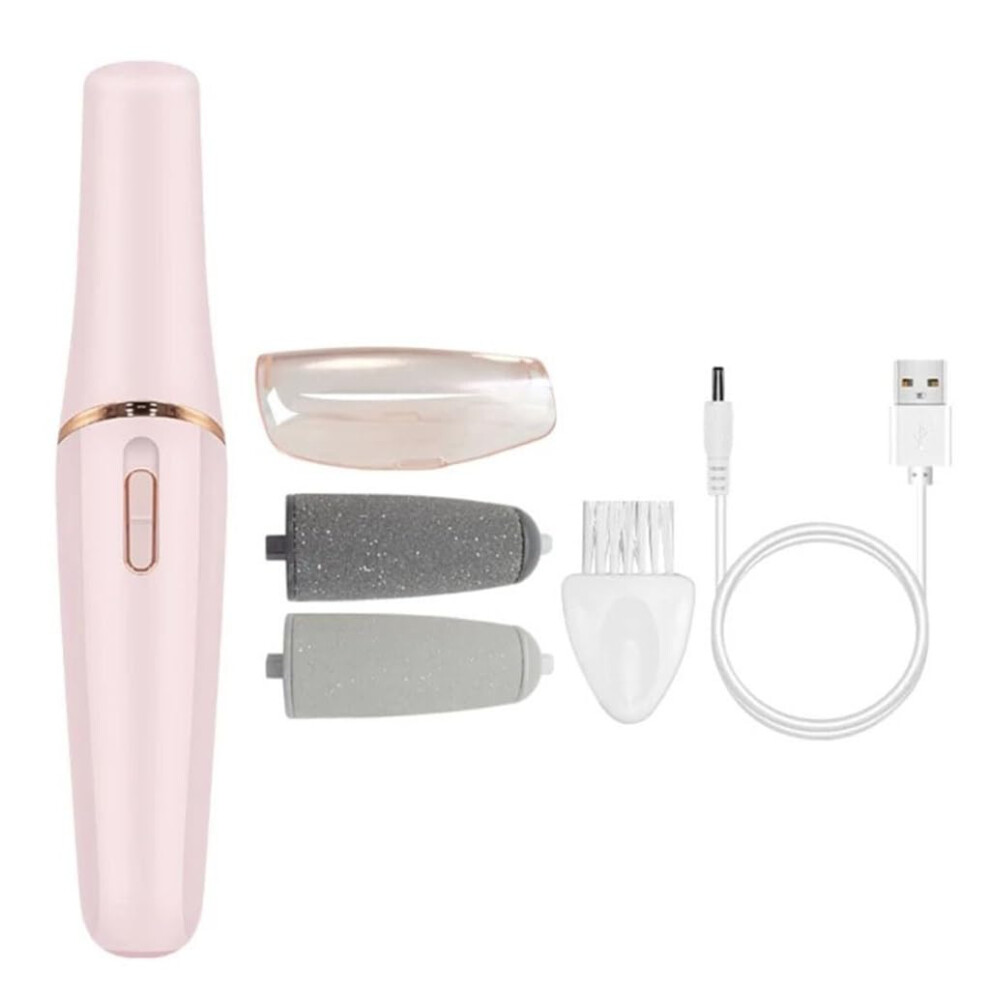 Black Electric Foot Callus Remover With Usb Fast Charging, Rechargeable Foot File For Smooth Pedicure