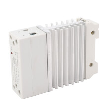 120 A DIN-Schienen-SSR-Modul Silber, 3–32 V Eingang, 5–220 V Ausgang