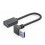 (10cm Down Bend)Universal Usb 3.0 Extension Cable With 90-degree Bend For Home And Office Use 1