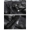 (M,Black)Shiny Down Jacket Men's Winter Jacket Stand Collar Down Jacket With Hood 2