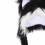 Katzenohren-Plüschmütze 7035 cm Eine Größe Schwarz-Weiß 6