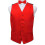 (L,Red)Adjustable waistcoat vest for men, classic solid suit vest for formal occasions 1