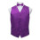 (M,Purple)Adjustable waistcoat vest for men, classic solid suit vest for formal occasions 1