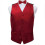 (M,Dark Red)Adjustable waistcoat vest for men, classic solid suit vest for formal occasions 1