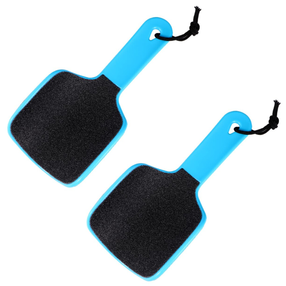 2pcs DoubleSided Foot File for Dead Skin and Callus Removal, Smooths Cracked Heels, Washable