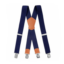 X-förmige Hosenträger für Herren, elastische Hosenträger mit robusten Edelstahlclips, verstellbare Länge, strapazierfähig, komfortabel und