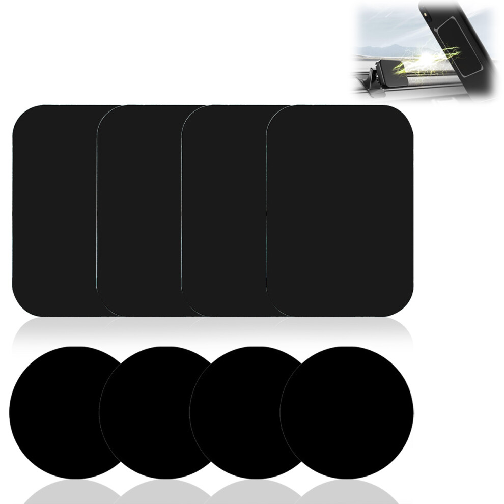 Metal Plates For Magnetic Cradle-Less Mount, Strong Adhesion Ultra Thin Magnetic Mounting Discs With 3M Adhesive, Universal Design For Phone Tablet 9004841093529