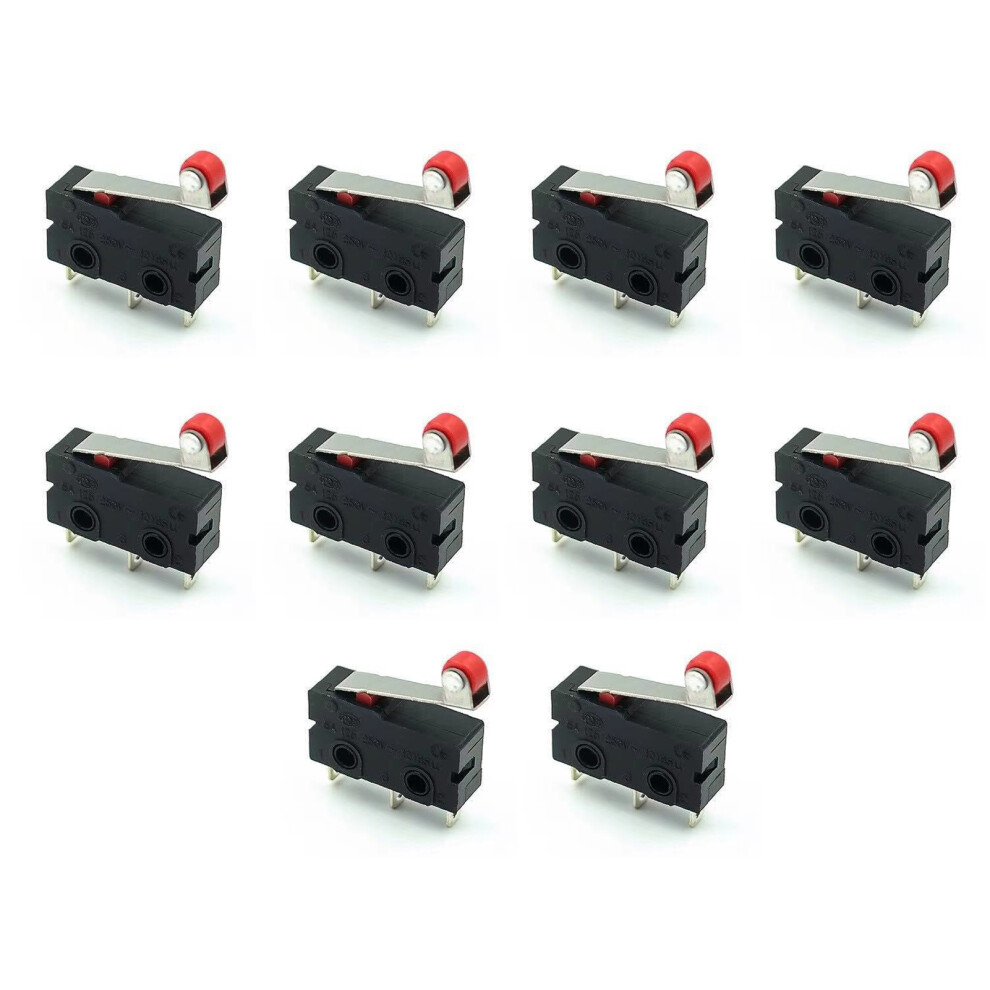 Limit Switch For Automation, Reliable Performance Micro Limit Switch, Momentary Snap-In Miniature Micro Switch With High Voltage Tolerance, Corrosion 9358999125633