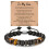 Βραχιόλια Tiger Eye για άνδρες, βραχιόλι με χάντρες Attract Prosperity, ρυθμιζόμενο σχέδιο με 1