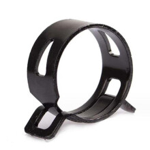 Manganese Steel Spring Band Type Clamps, Durable Sturdy Fuel Hose Clamps Fasteners, 360 Degree Inner Ring Clamping for High Sealing Performance,