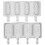 Καλούπια παγωτού σιλικόνης Cake Pop Mold4Cavities, αντικολλητικά οβάλ καλούπια παγωτού με 7