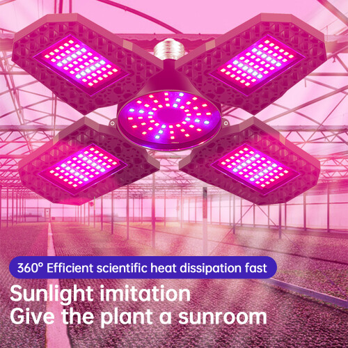 240 LEDs Full Spectrum Grow Light, 150W, E27 Waterproof 1