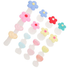 Toe Separators 16pcs Soft Silicone for Pedicure Smudge Polish and Comfort Fit Design