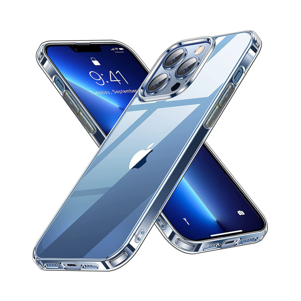 Shockproof Case For Iphone 13 Pro, Military-Grade Protection, Yellowing Resistant, Raised-Edge Protection, Magsafe Compatibility, Clear 9423501450777