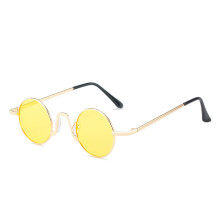 Óculos de Sol Redondos para Homens e Mulheres, Lentes Polarizadas com Proteção UV400, Revestimento Antirreflexo, Armação de Metal Leve, Design