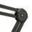 Conception compacte pour la diffusion, bras de microphone pliable en forme de ciseaux, construction métallique robuste avec ressorts intégrés, 3
