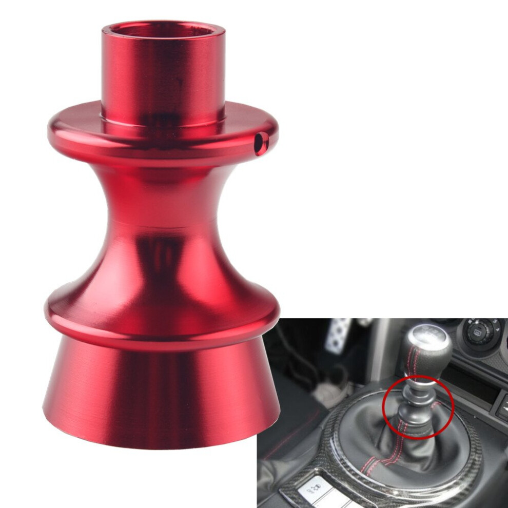 Billet Aluminum Gear Shift Knob With Reverse Lockout For Brz Frs Gt86 Toyota 86 Red 9099447464316