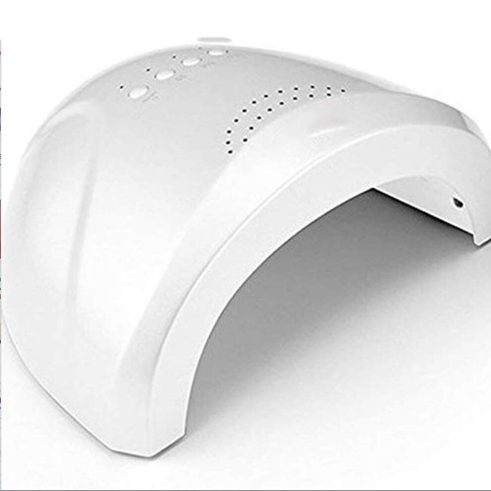 48W Gel Nail Lamp LED Nail Dryer with Timer, Fast Curing, Auto Sensor, Removable Base for Gel Polish
