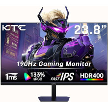 24 Inch Gaming Monitor, FHD 1080P@180Hz (OC 190Hz) Monior with Fast IPS Panel, 1ms Response Time, Adaptive Sync, HDR400, 133% sRGB, HDMI