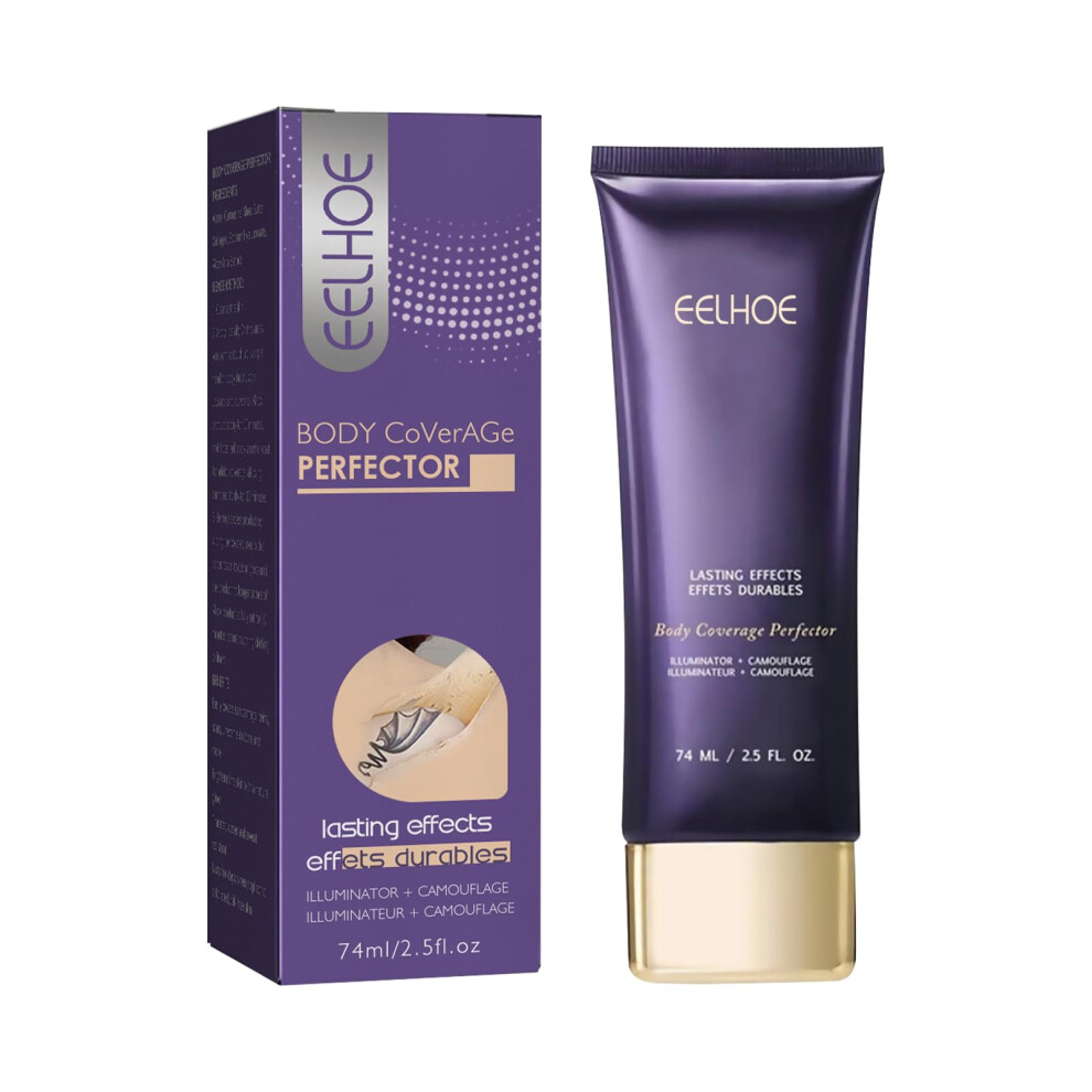 Waterproof Full Coverage Concealer for Scars and Veins, LongLasting SweatResistant Body Makeup