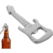 (electric guitar) Bottle Opener Personalized Home Kitchen Use Music Lover Bar Soda Beer Multi-function Tool Party Accessories Metal Gift -Yx