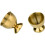(Gold) Egg Cups Set Stainless Steel Soft Boiled Egg Cups Holder Stand Egg Cup Tray Include 4 Eggs Kitchen 4