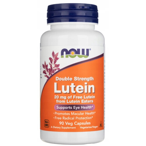 NOW Foods Luteína, 20 mg, 90 Cápsulas Veg