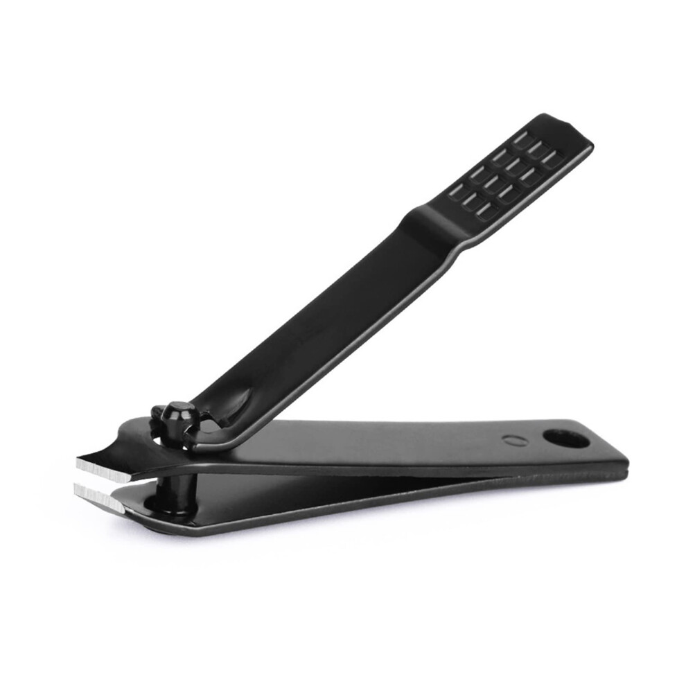 Carbon Steel Nail Clippers for Adults with Precise Sharp Blades, Ergonomic Grip and Nail File