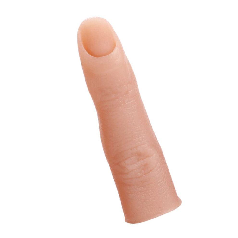 Realistic Silicone Nail Practice Hand with Durable Training Finger for Acrylic and Gel Manicure