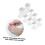 Toe Separators 2 Sets Soft Silicone Spacers for Pedicures Smudge Nail Drying Reusable 5