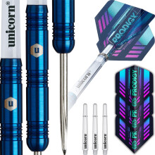 (24g) Unicorn Prodigy 01 Steel Tip Darts 95% Tungsten Precision Barrels