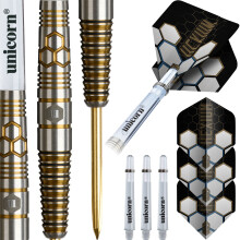 (26g) Unicorn Hexium Style 3 Darts 90% Tungsten Steel Tip Barrels