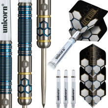 (23g) Unicorn Hexium Style 2 Darts 90% Tungsten Steel Tip Barrels