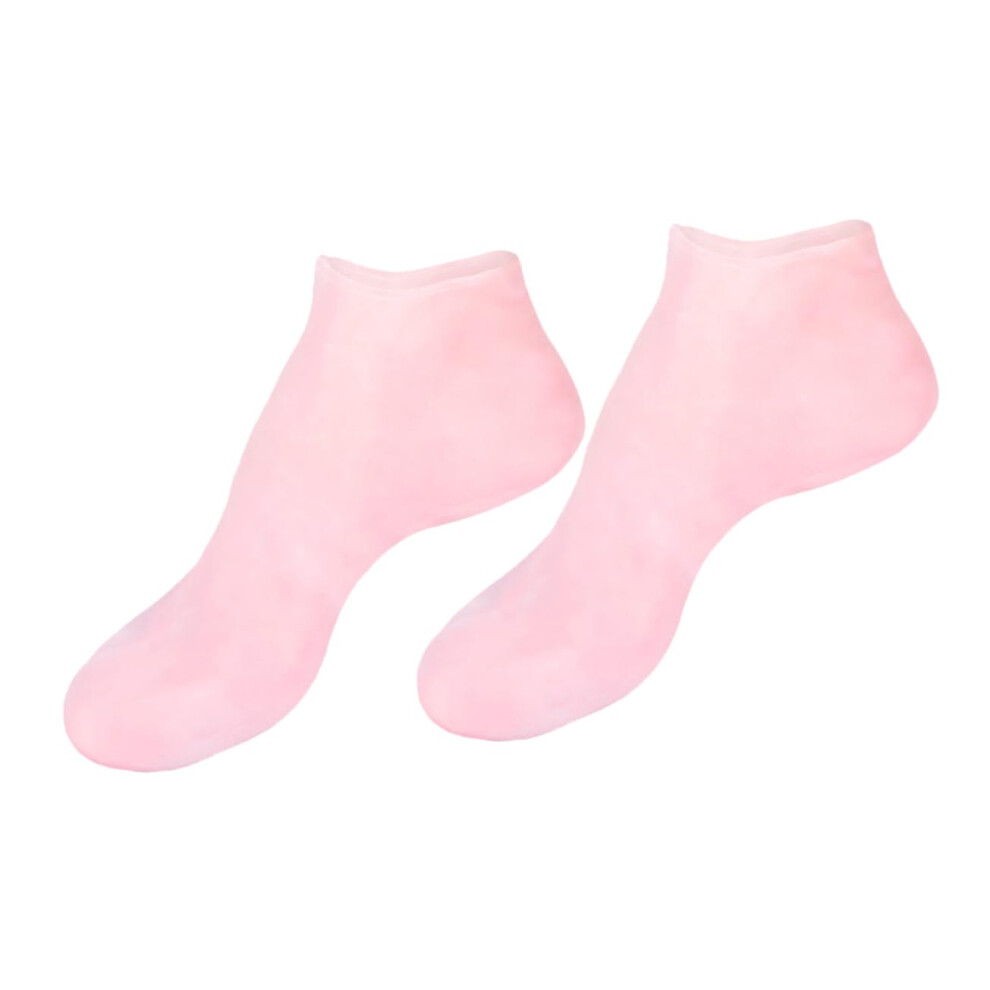 Moisturizing Socks for Dry Cracked Feet with SEBS Cushioned Soles and Overnight Deep Hydration