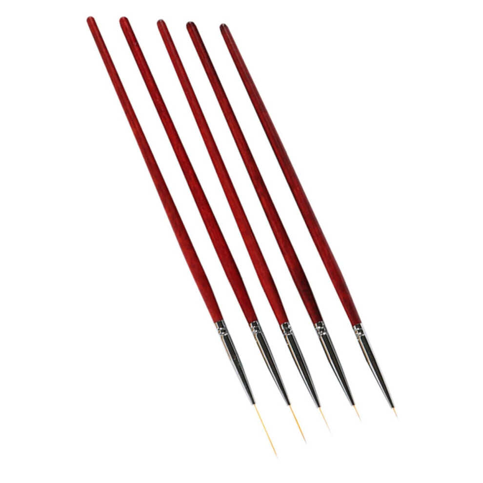 Nail Art Pen Set with Fine Liner Brushes for Precise Line Drawing and Professional Manicure Design