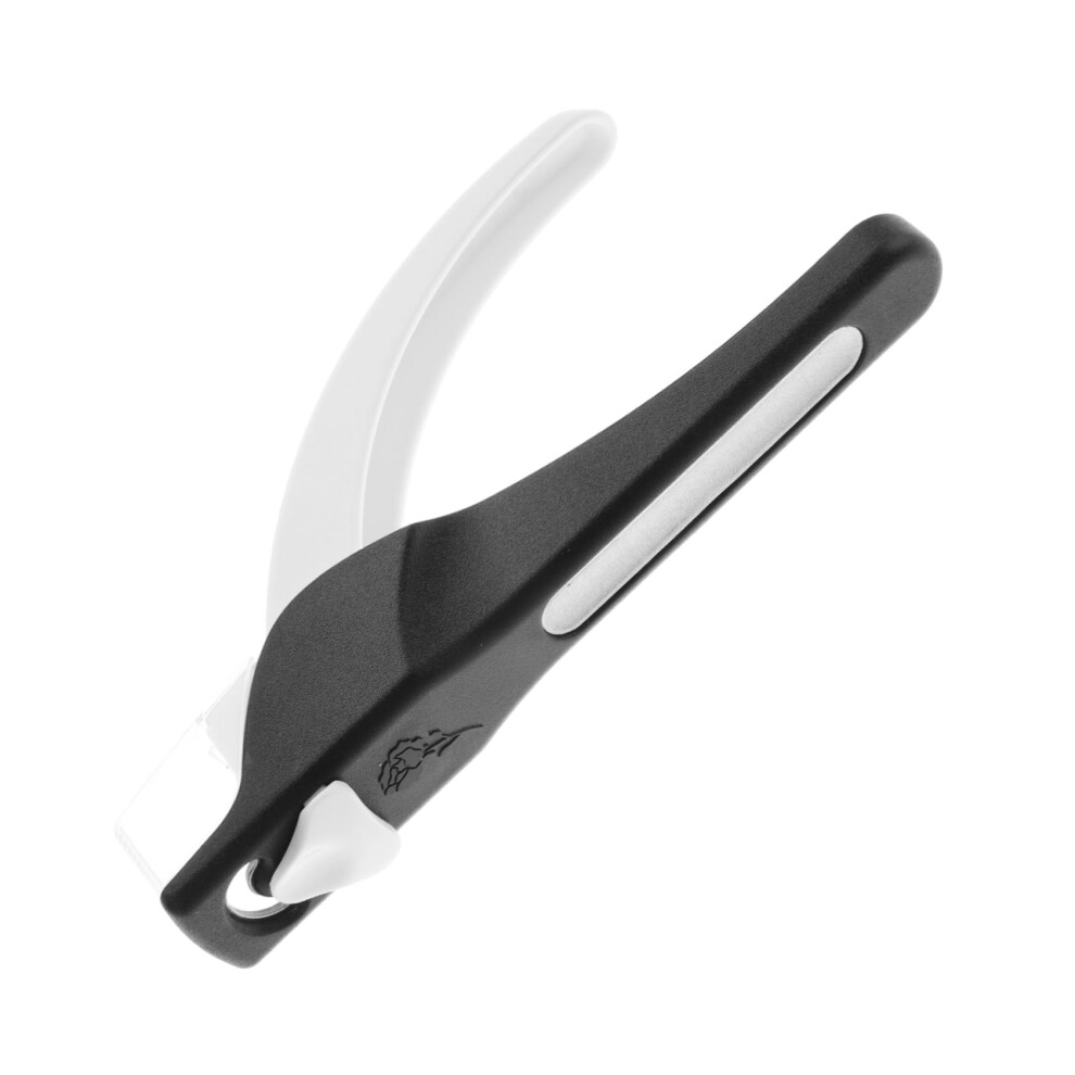 Nail Tip Cutter for Acrylic Nails with AntiSlip Matte Handle and Debris Containment System