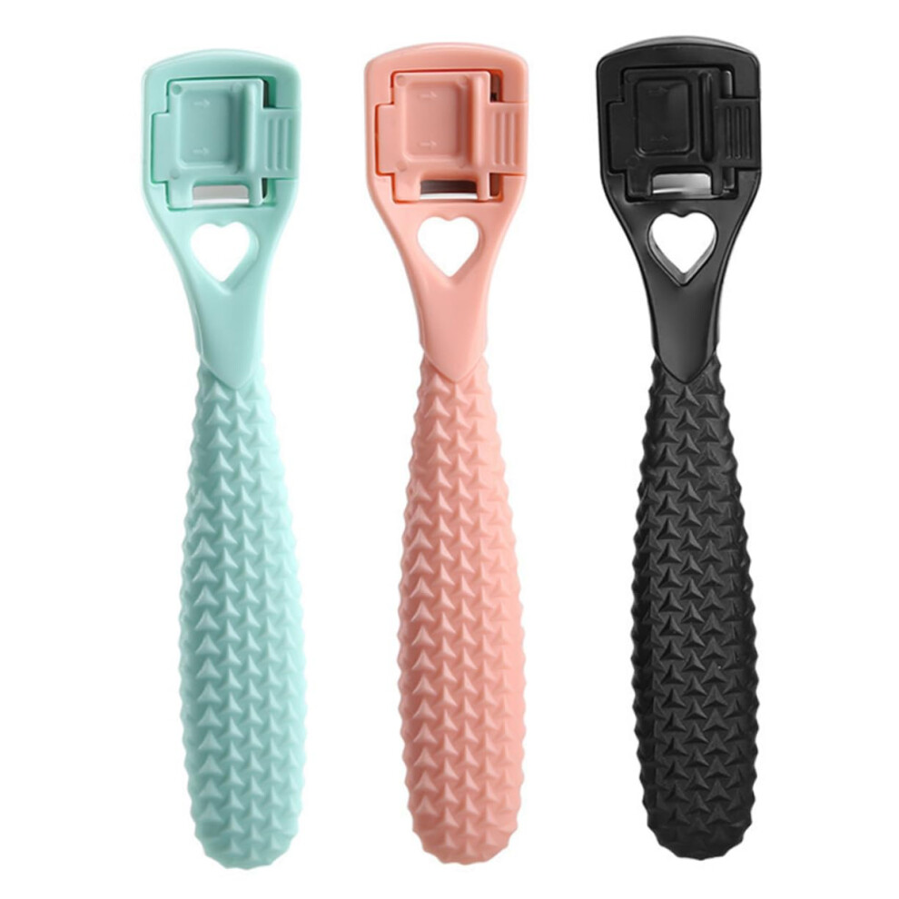 3pcs Professional Foot Callus Remover Kit with Foot Scrubber and Pedicure Tools for Smooth Feet