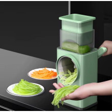 Vegetable Slicer Mandoline with 3 Interchangeable Blades for Julienne, Grating and Slicing