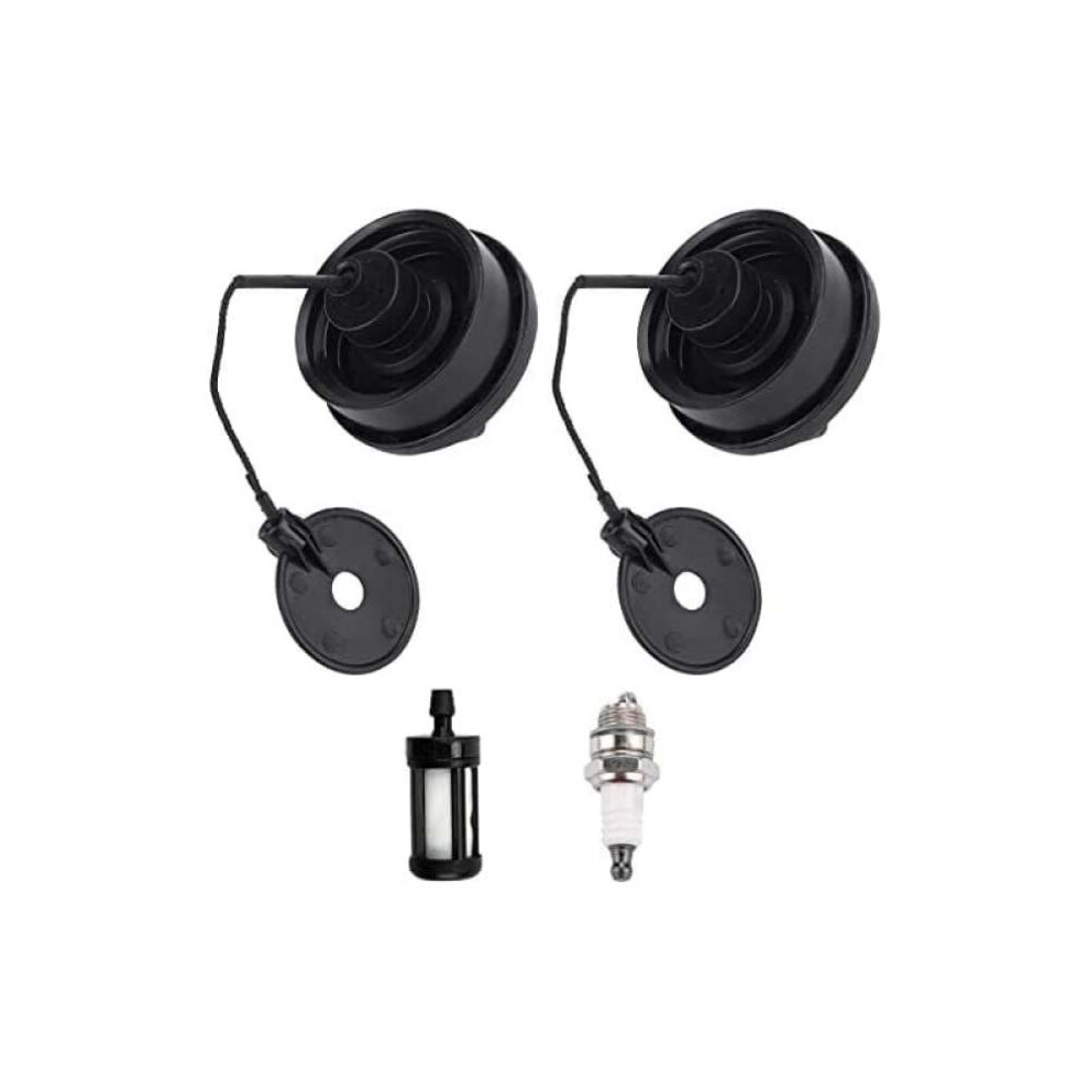 Fuel Gas Tank Cap For Stihl String Trimmers, Replaces Stihl 4128-350-0505 Fitment For Fs38 Fs45 Fs46 Fs55 Fs56 Fs62 Fs75 Fs80 Fs108 Fs120 Fs200 9173940981522
