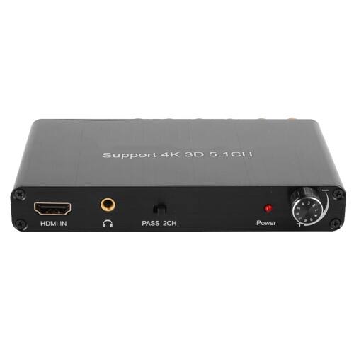 Audio Extractor Decoder Convertor, Dolby AC-3/DTS Support for Rich Sound, EDID Switch for Seamless Device Compatibility, Professional 2