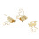 Binder Clips, Gold Tempered Steel Rust-Resistant Fold Back Document Holders For Office, Home Wide Application (20Pcs) 8