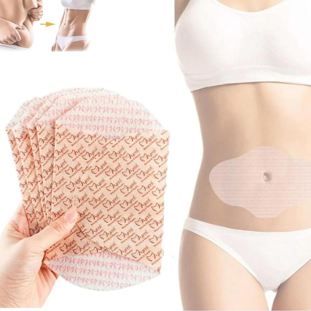 Anti-Seepage Castor Oil Wraps for Belly Button, Self-Adhesive Organic Cotton with Highly Absorbent Design, Comfortable Experience for Improved Blood