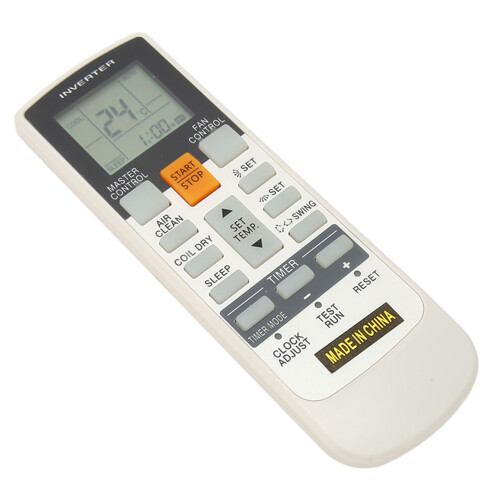 Telecomando per condizionatori Fujitsu, telecomando di ricambio per condizionatori con funzioni multiple e display chiaro, semplice da usare.