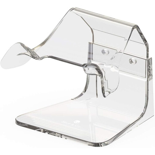 Supporto per controller organizer, design elegante e plastica trasparente per qualsiasi controller di console, con comodo accesso al gioco e