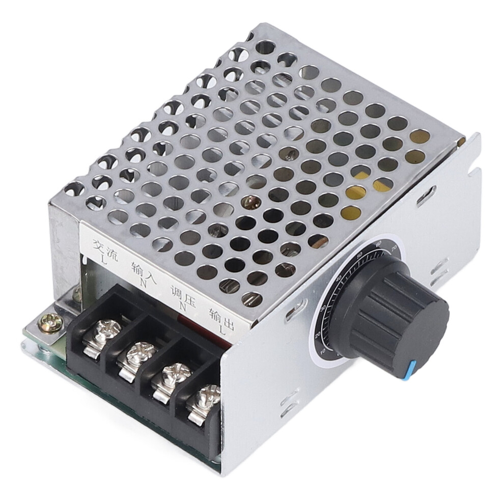 Double Tube Drive Electronic Voltage Regulator, High Power Scr With Aluminum Housing For Inductive Load And Thermostat Governing (High Efficiency) 9358999137674