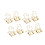 Binder Clips, Gold Tempered Steel Rust-Resistant Fold Back Document Holders For Office, Home Wide Application (20Pcs) 7