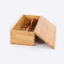 Organized Space With Carbonate Bamboo Organizer, Exquisite Flatware Storage, Elegant Design For Multi-functional Use