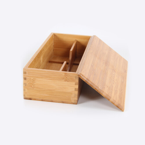 Organized Space With Carbonate Bamboo Organizer, Exquisite Flatware Storage, Elegant Design For Multi-functional Use