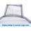 Hangable Laundry Hamper with Solid Bottom, Self-Adhesive Foldable Mesh Basket for Bathroom Bedroom, Stable and Firm Portable Clothes Storage Solution 4